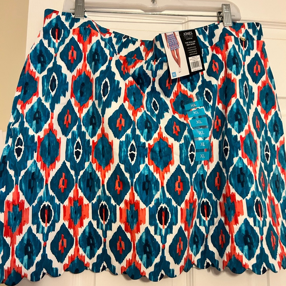 New With Tags Jones New York Signature The Scallop Hem Skort Size X-Large